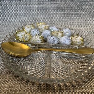 silver & gold spooning 1:2 practical life activity by idlewild montessori